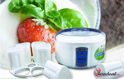 Mishushita: Máy làm sữa chua 6 cốc hình trái tim - 8