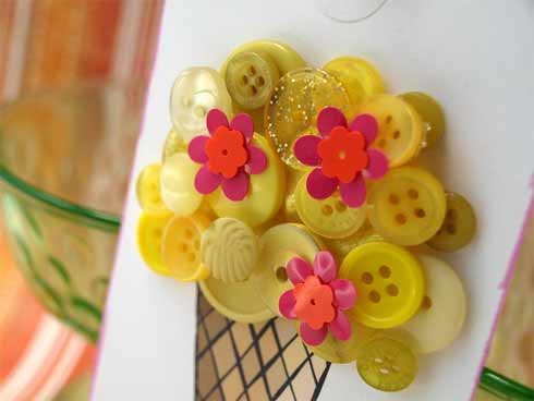 Trang trí nhà siêu "độc" bằng giấy - cúc - 1