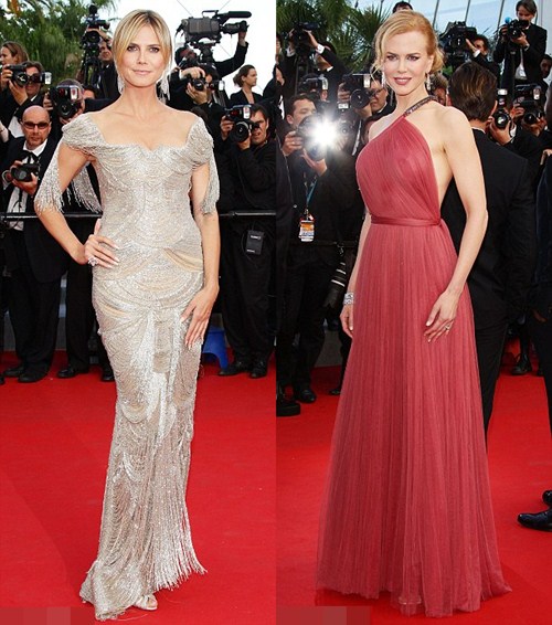 Heidi Klum và Nicole Kidman ‘đọ’ lưng trần quyến rũ - 1