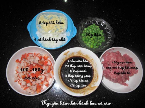 Ngọt thơm bánh bao nướng nhân xá xíu - 3
