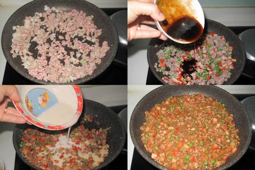 Ngọt thơm bánh bao nướng nhân xá xíu - 4