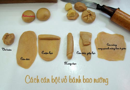 Ngọt thơm bánh bao nướng nhân xá xíu - 6
