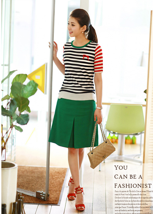 Chọn áo kẻ sọc cho nàng u30 - 8