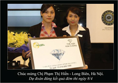 THẾ GIỚI KIM CƯƠNG trao tặng LUCKY STAR - 3