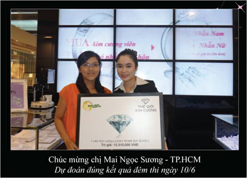 THẾ GIỚI KIM CƯƠNG trao tặng LUCKY STAR - 9