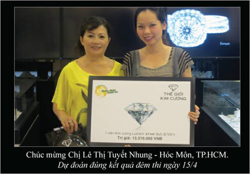 THẾ GIỚI KIM CƯƠNG trao tặng LUCKY STAR - 4