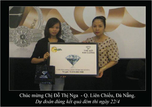 THẾ GIỚI KIM CƯƠNG trao tặng LUCKY STAR - 5