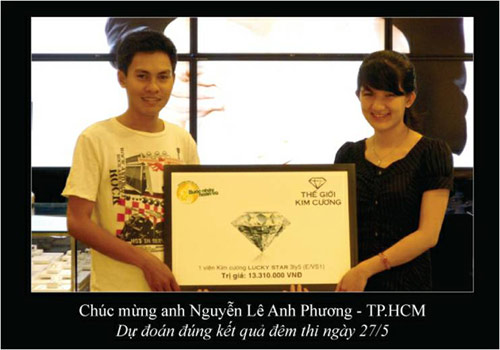 THẾ GIỚI KIM CƯƠNG trao tặng LUCKY STAR - 8