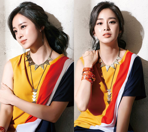 kim tae hee xinh ngat ngay voi mau nhiet doi - 1