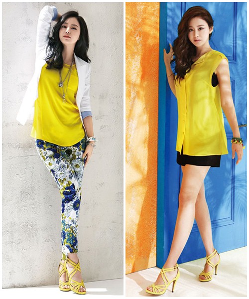 kim tae hee xinh ngat ngay voi mau nhiet doi - 9
