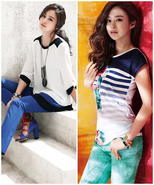 kim tae hee xinh ngat ngay voi mau nhiet doi - 20