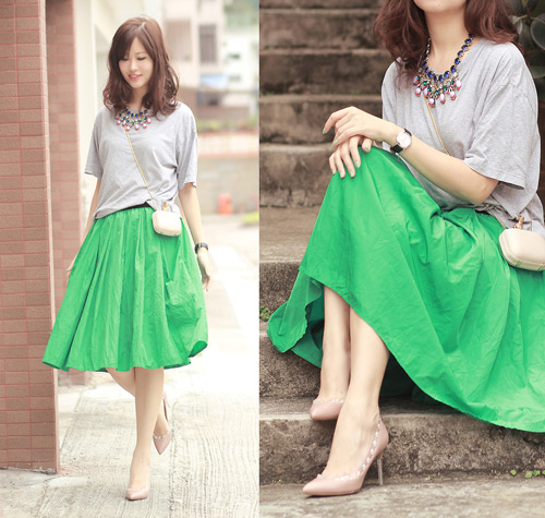 Váy xòe nào đang ‘tung hoành’ street style? - 19