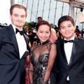 Làng sao - Hồng Ánh diện áo dài gợi cảm tới LHP Cannes