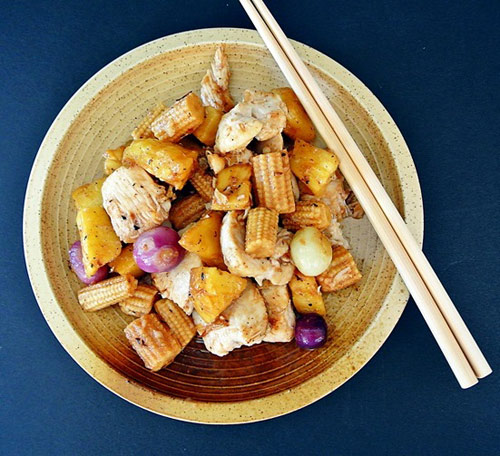 Thịt gà xào dứa thơm nức - 8
