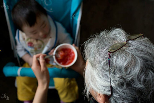 ba mom com, chau bi lay giang mai - 1