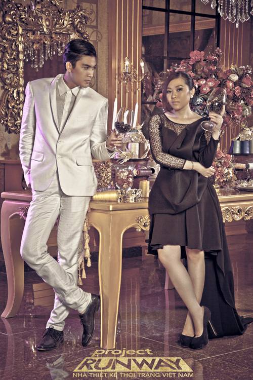 truong ngoc anh quyen luc giua 12 thi sinh project runway - 12