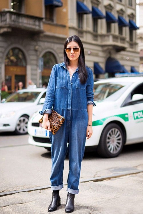dien jumpsuit denim dep nhu ho ngoc ha - 12