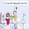 Eva tám - Hình ảnh vui về 'thảm cảnh' sống thử
