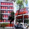 Nhà đẹp - Hai tòa nhà 8 tầng phủ cờ Tổ quốc tràn mặt tiền