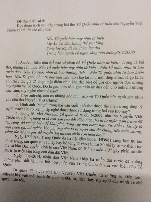 co giao dua chu quyen bien dao vao de van - 1