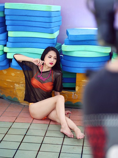 sao viet dua nhau dien bikini giai nhiet ngay he - 19