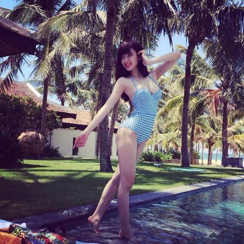 sao viet dua nhau dien bikini giai nhiet ngay he - 4