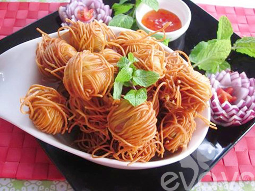 mi trung cuon thit cho be yeu - 7