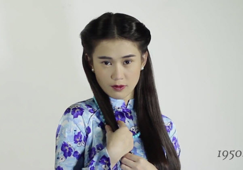 hotgirl ngoc thao the hien ve dep phu nu viet qua 100 nam - 3