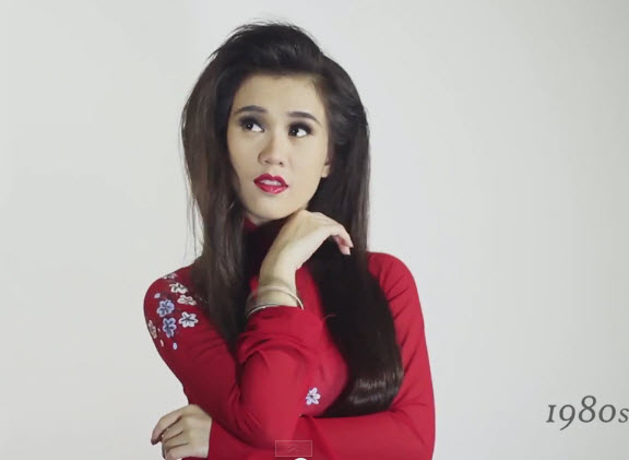 hotgirl ngoc thao the hien ve dep phu nu viet qua 100 nam - 7