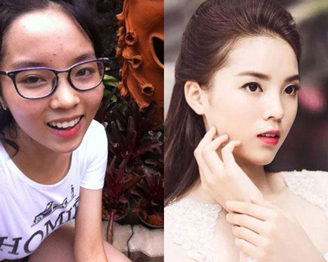 Đi tìm nhan sắc thật của sao Việt khi để mặt mộc