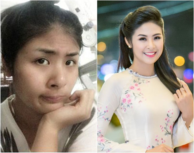 Đi tìm nhan sắc thật của sao Việt khi để mặt mộc