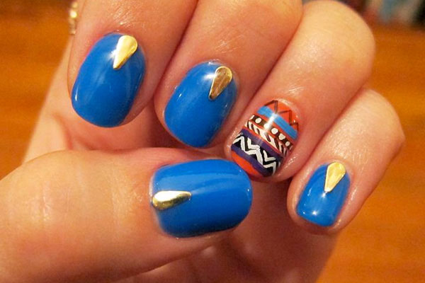 Đẹp và lạ những mẫu nail màu sắc - 7