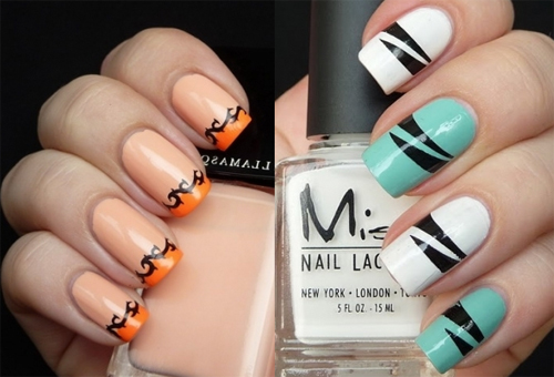 Mau+Ve+Nail+Don+Gian Những mẫu vẽ móng tay đẹp đơn giản | Diễn Đàn Làm ...