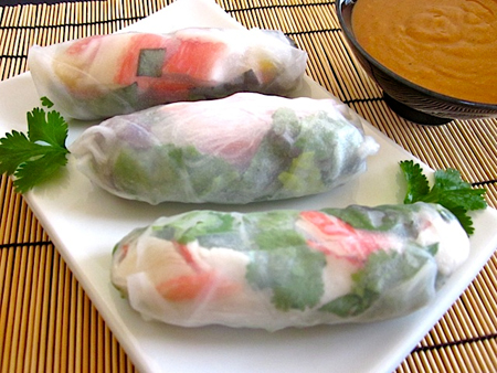 Nem cuộn rau ăn ngon lạ mà không ngán - 1