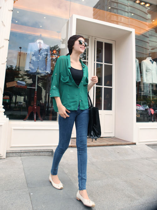 Mặc đẹp với 4 kiểu quần jean mốt nhất - 2