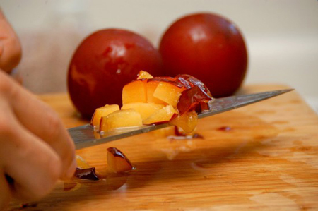 Cách làm kem mận 1 Cách làm kem mận 1