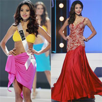 Xem lại phần thi áo tắm và áo dạ hội của HHHV 2011