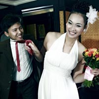 Lộ ảnh cưới của giải vàng Siêu mẫu 2011 Vương Thu Phương