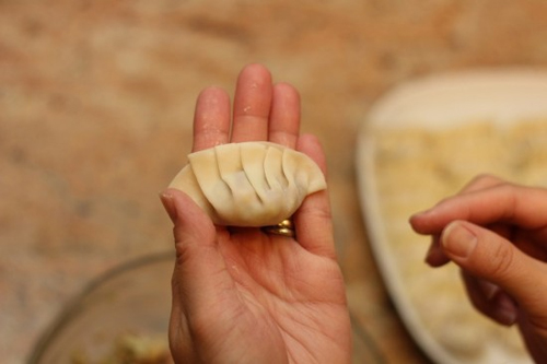 Nghệ thuật gói bánh há cảo đây! - 9