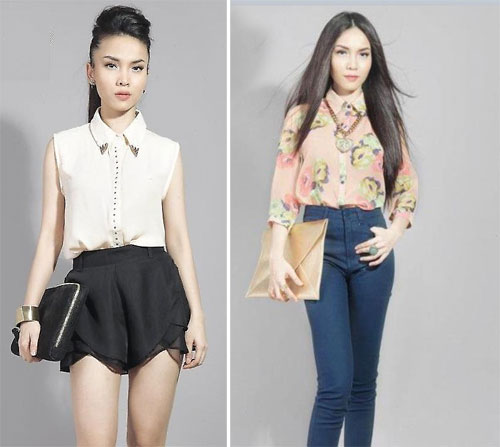 Mix sơ mi thật chất như Song Yến - 2