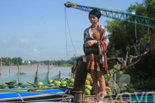 Đinh Ngọc Diệp xuống tóc làm "nàng men" - 9