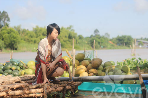 Đinh Ngọc Diệp xuống tóc làm "nàng men" - 12