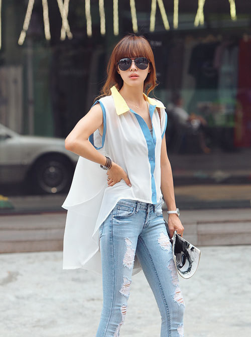 Diện sơ mi thật hợp mốt - 8