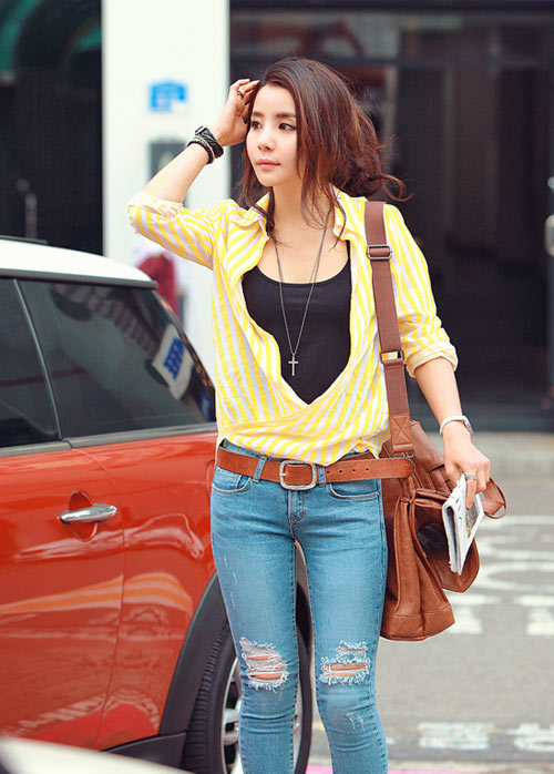 Diện sơ mi thật hợp mốt - 5