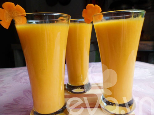 Sinh tố cà rốt bí đỏ ngọt mát - 7