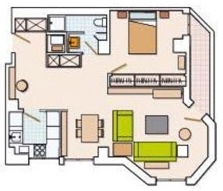 55m2 thỏa mãn cặp uyên ương - 1