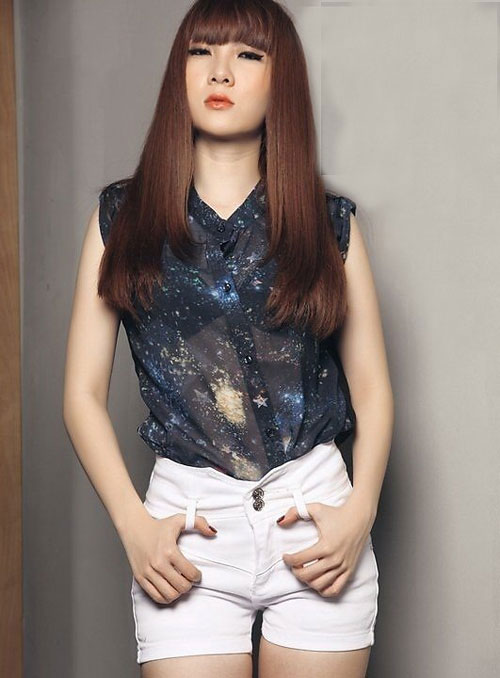 Phối sơ mi trần tay thanh lịch như sao Việt - 13