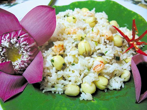 Lá sen giải nóng, giảm béo - 1