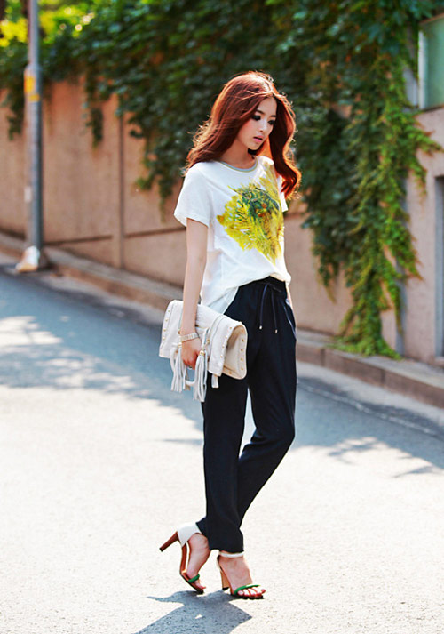 Vấn vương cùng thời trang đen - trắng - 9