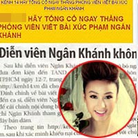 Trang web tuổi teen bị đánh sập vì... Ngân Khánh?